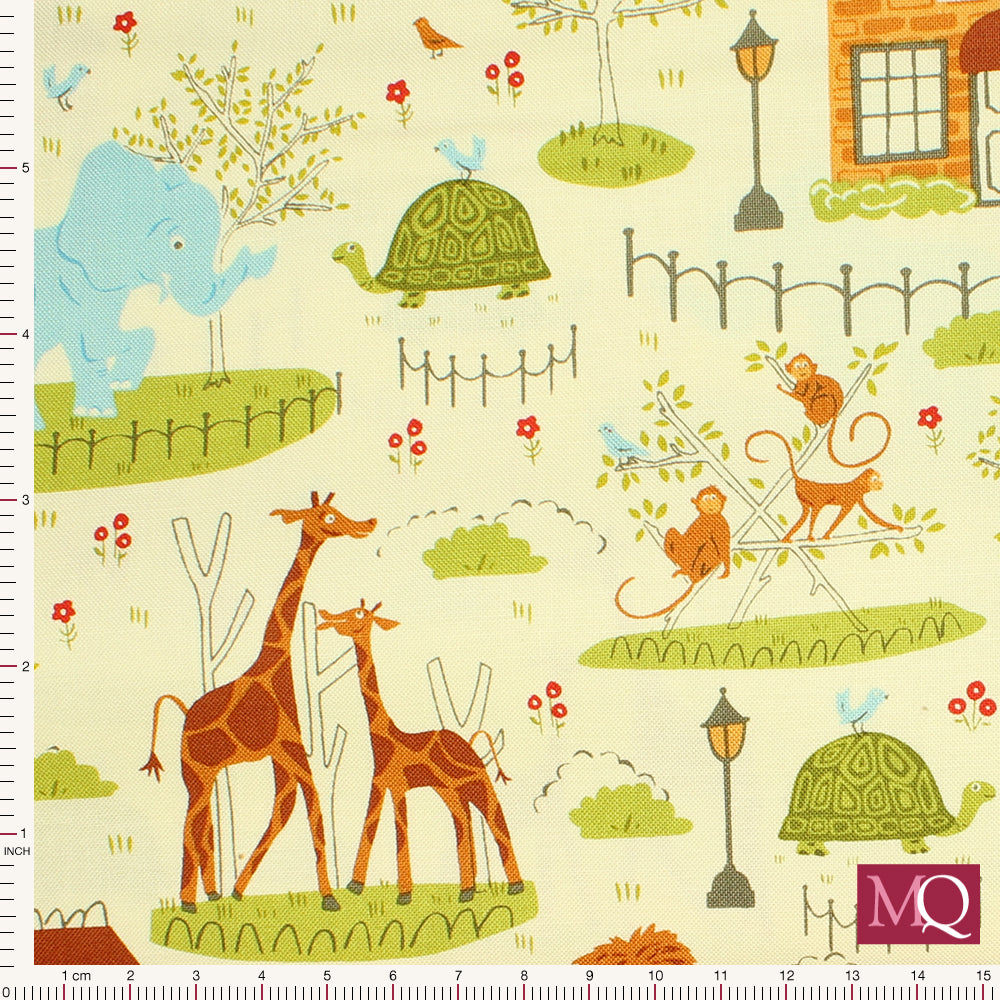 Animal Park Fun by Stacy Iest HSU  for Moda -Dove