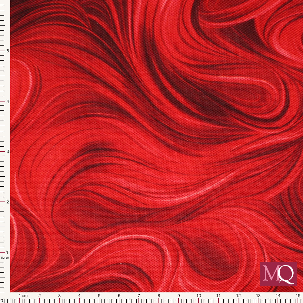 Swirl by Fiona Clarke for Nutex - Red