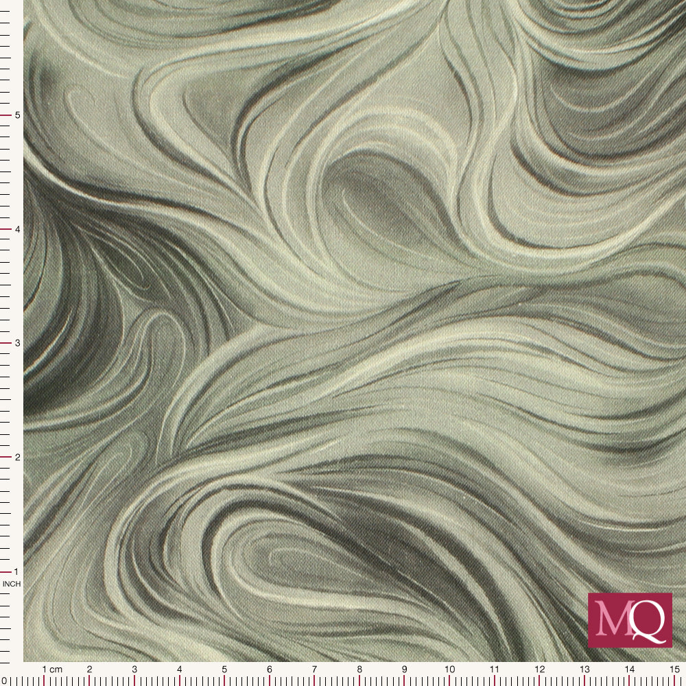 Swirl by Fiona Clarke for Nutex - Grey