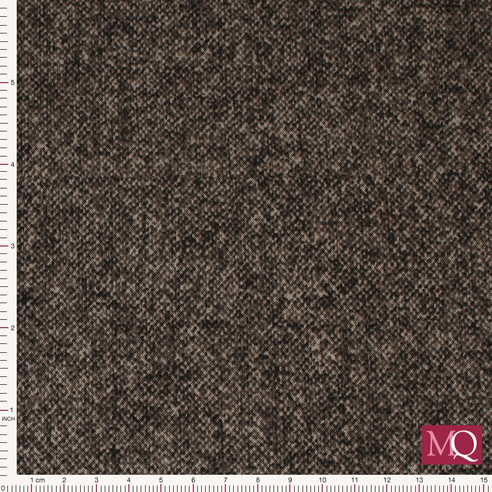 Winter Wool Cotton by Cheryl Haynes for Benartex - Smoke
