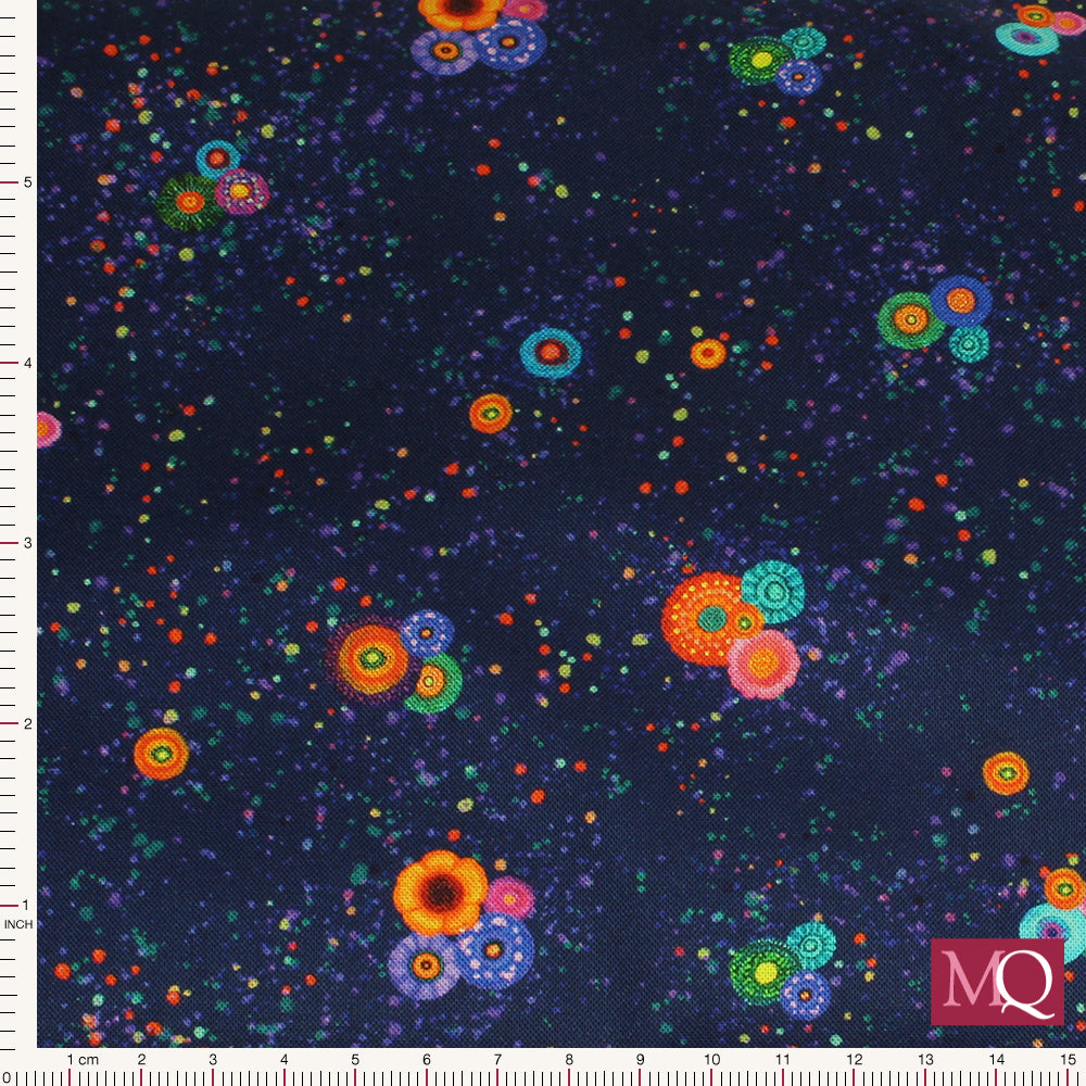 Fleur by Timeless Treasures -  Indigo