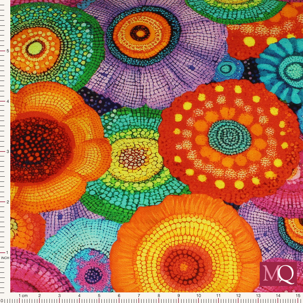 Fleur by Timeless Treasures -  Multi