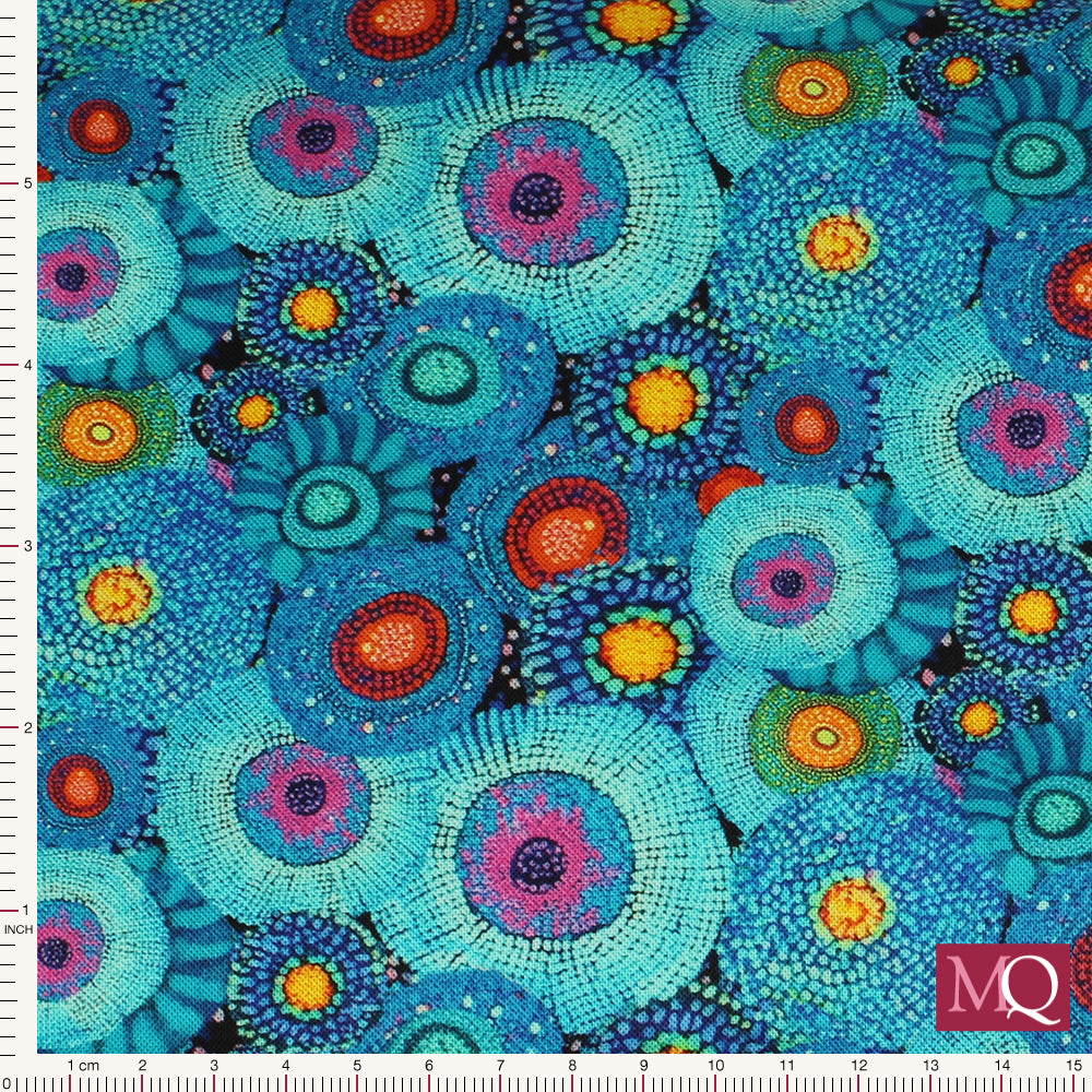 Fleur by Timeless Treasures -  Blue