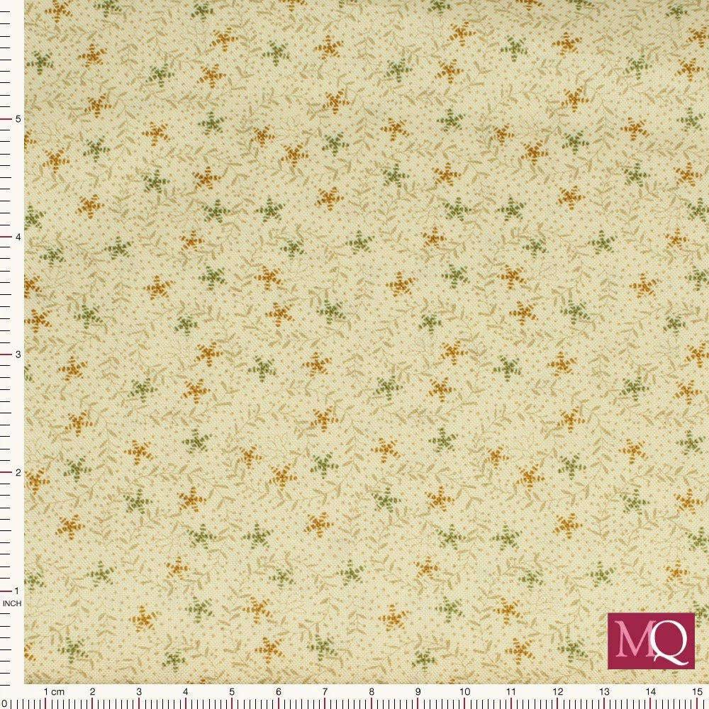 Bountiful Blessings by Janet Nesbitt for Henry Glass - Cream 3638-44