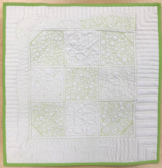 22/08/26. Free Motion Quilting  Workshop with Andrea Ashwell 10:00 till 4:00  Machine and Free Motion Quilting Foot required