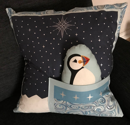 Cushion panel  - Where the Sky Dances - L68