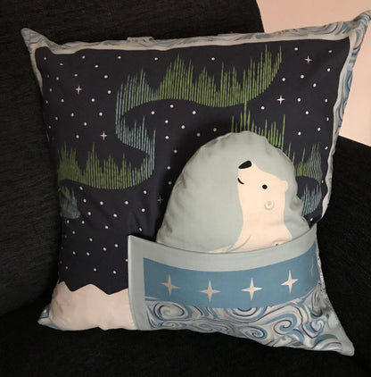 Cushion panel  - Where the Sky Dances - L68
