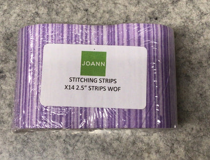 Stitching Strips  - 14 2.5" strips  - Joann