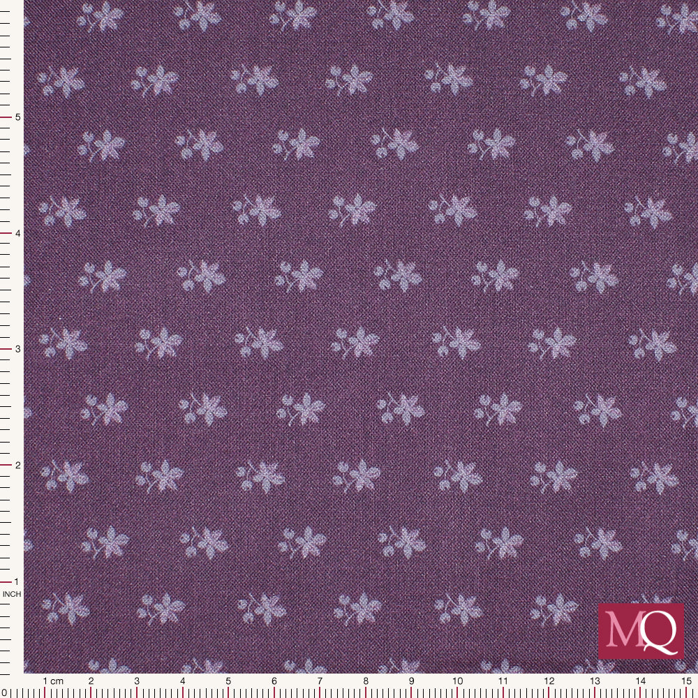 Circa Purple by RJR Fabrics - Ditsy Stem