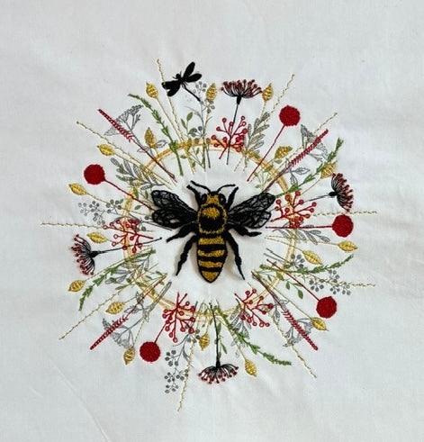 12/09/26 Bee in the Garden  with Trease Lane - 10am to 4pm - *Suitable for Beginners Plus (Sewing machine required)