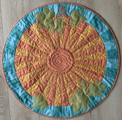 11/10/25 Pumpkin Table Topper  or Floor Cushion  with Helen Kent  - 10am to 4pm - *Suitable for Confident Beginners (Sewing machine  required)