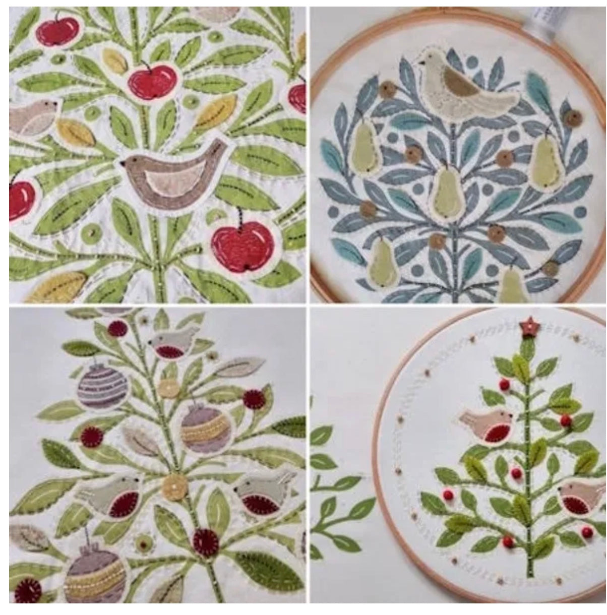 18/07/26 Christmas Lino Print Embellishment   - Workshop with Louise Nichols *Suitable for Beginners  (Sewing machine not required but might be handy) - 10am to 4pm