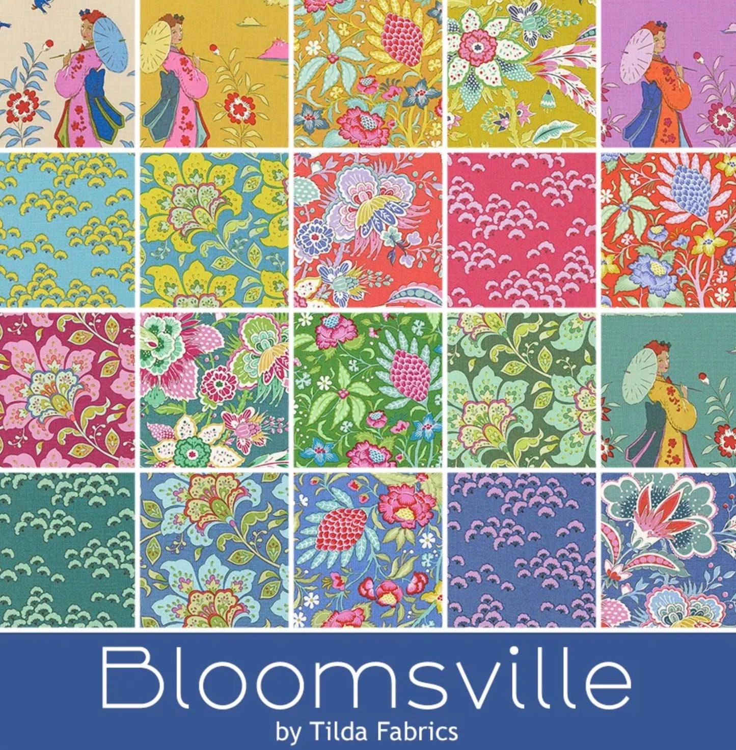 Bloomsville Fat Quarter Bundle -by Tilda