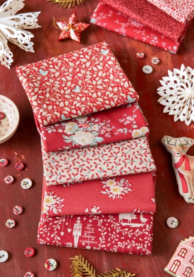 Fat Quarter Bundle - Tilda Merry Little Christmas - Red