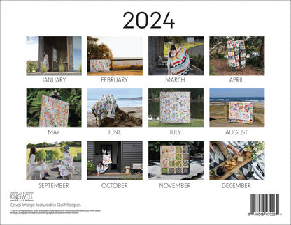 2024 Limited Edition Wall Calendar by Jen Kingwell