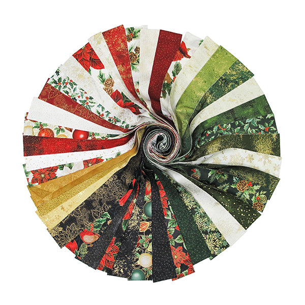 2.5" Strips - Jingle Pop  from Hoffman - Gold