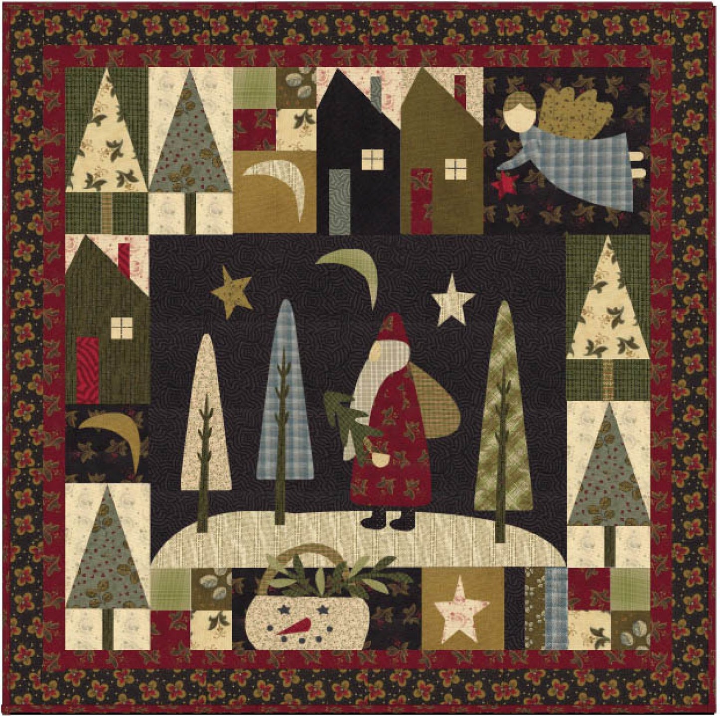 Quilt Pattern -Santa Claus Lane by Jan Patek
