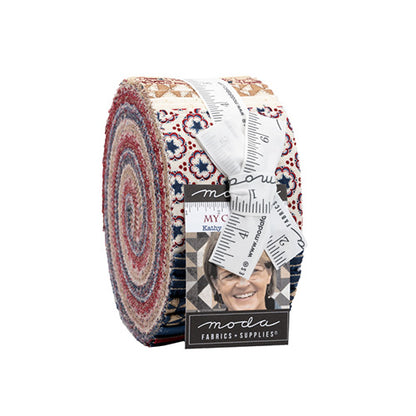 Jelly Roll - My Country by Kathy Schmits for Moda
