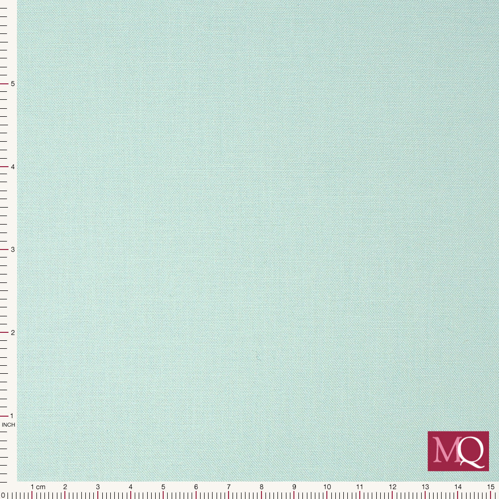 Cotton quilting fabric in plain dusty light blue
