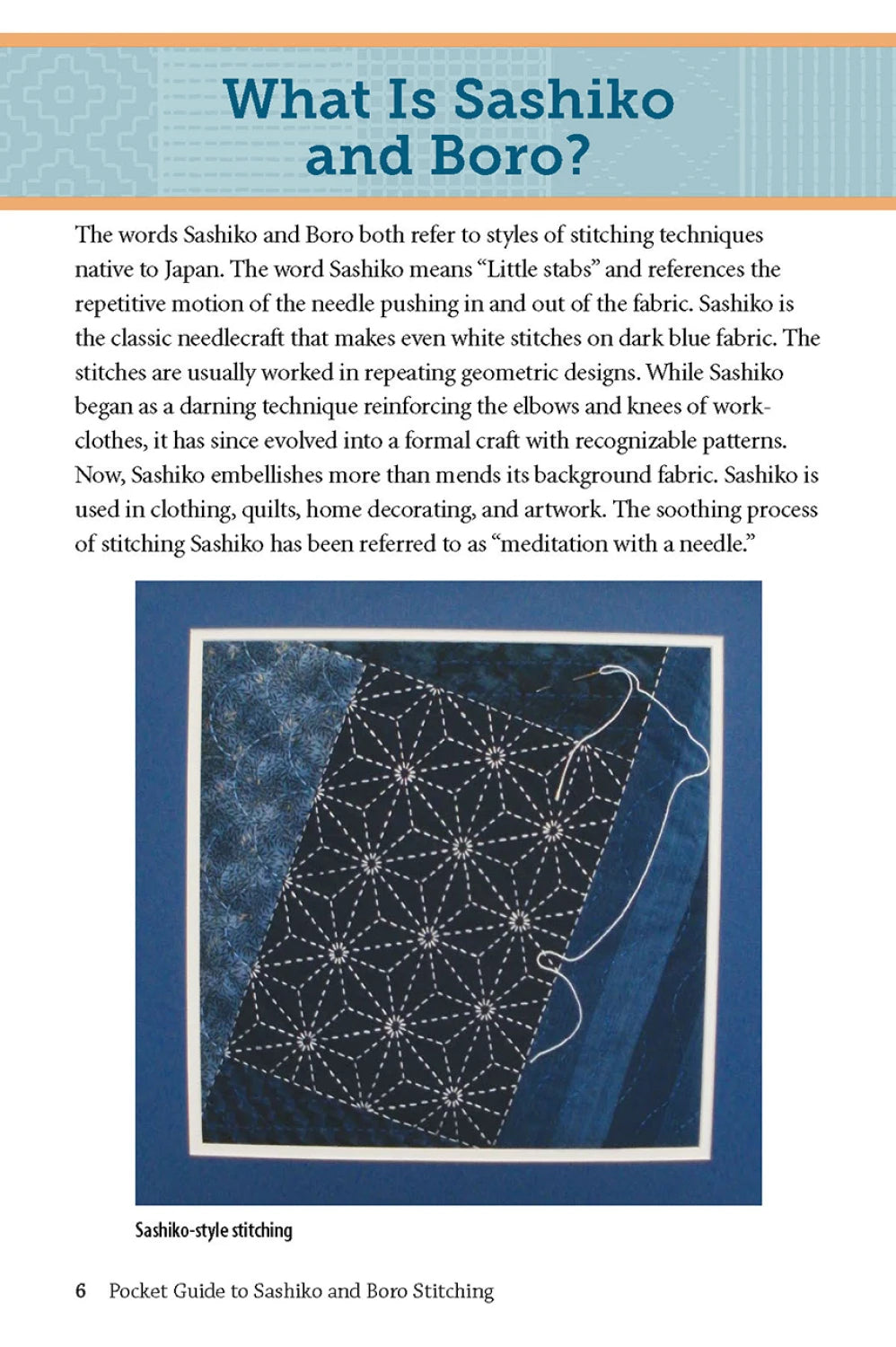 Handy Pocket Guide - Sashiko and Boro Stitching  by Pepper Corey
