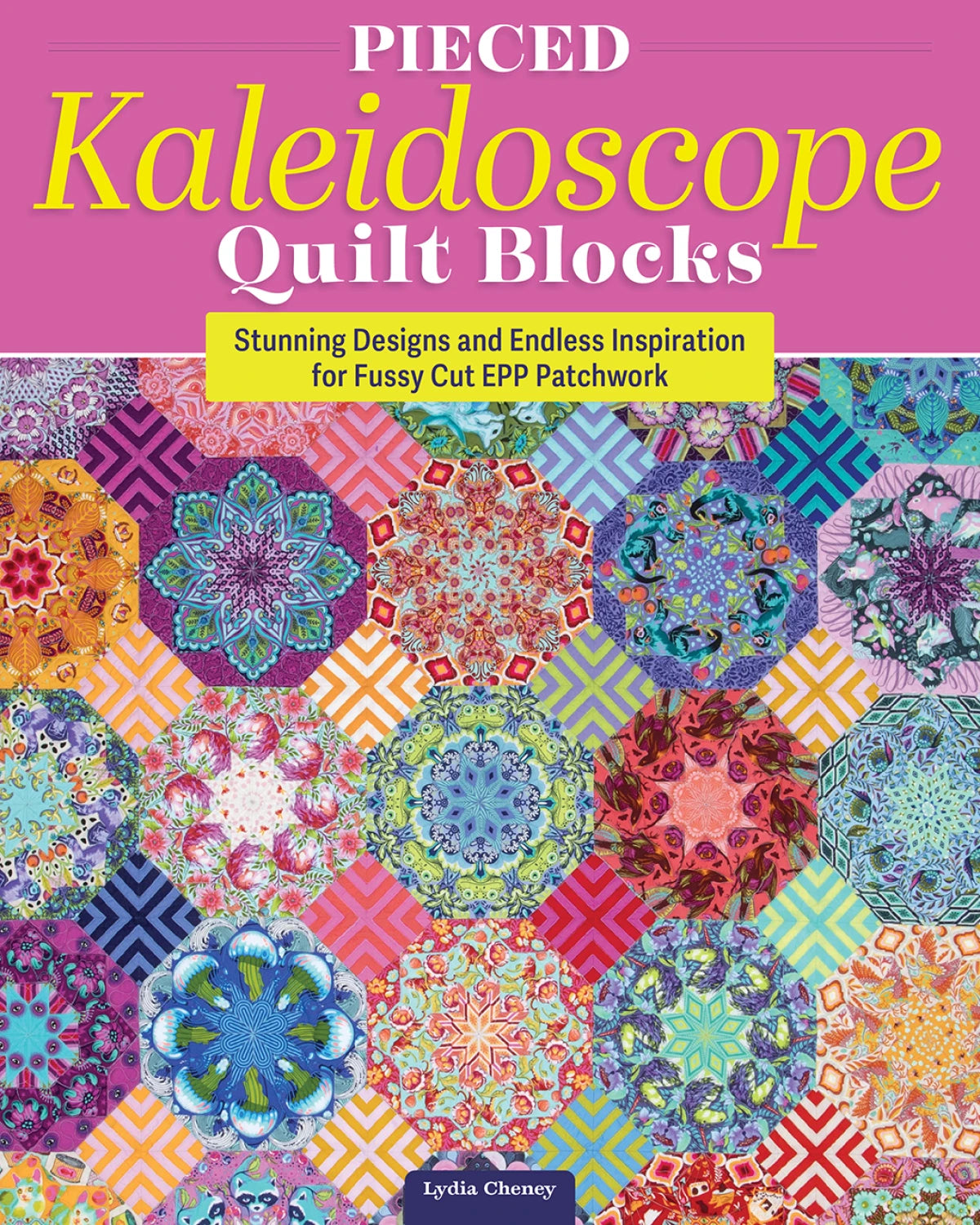 Pieced Kaleidoscope Quilt Blocks by Lydia Cheney