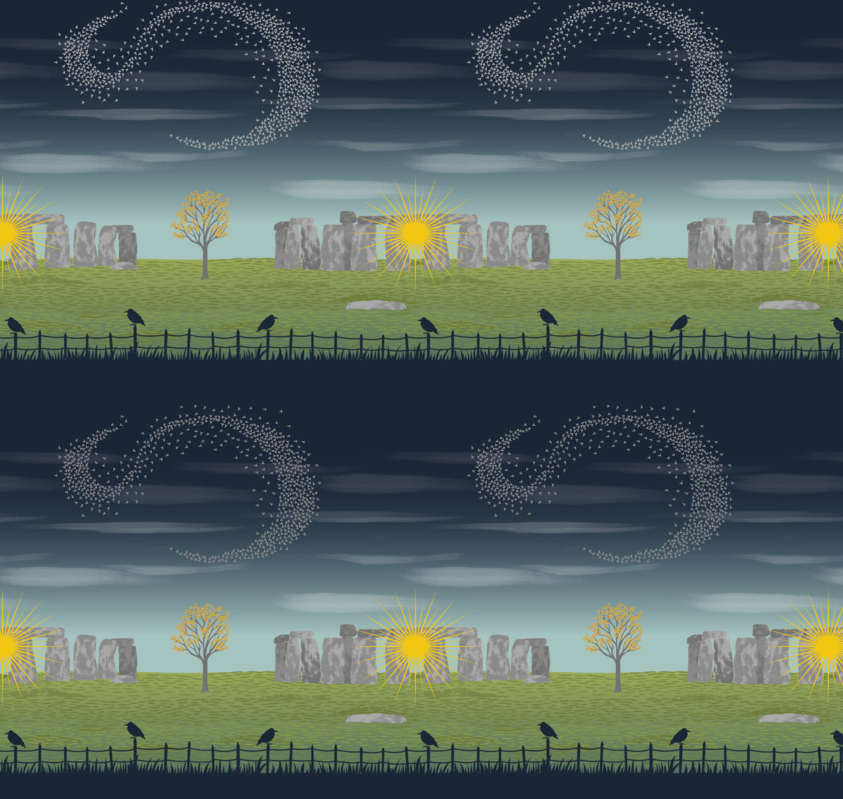 Winter Solstice by Lewis and Irene - Stonehenge stripe