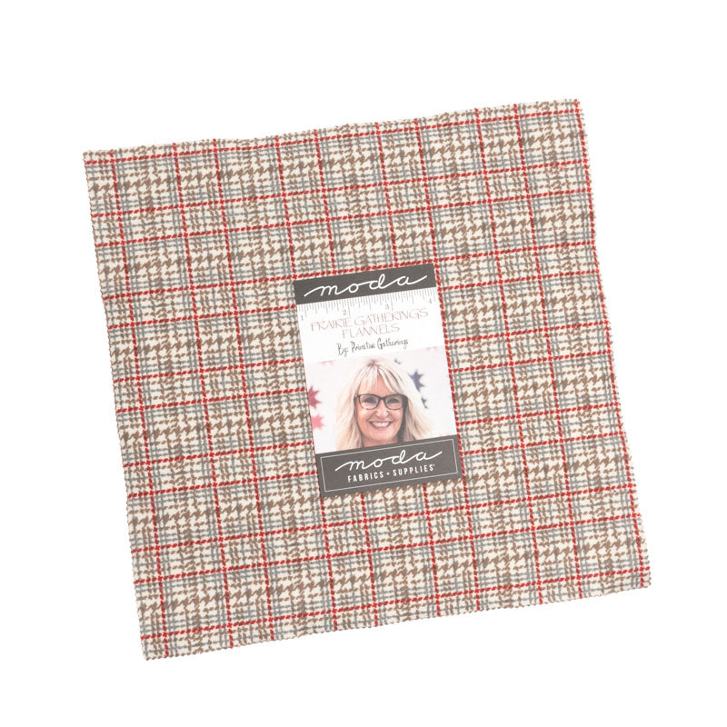 10" Flannel  Layer Cake - Prairie Gatherings by Primitive Gatherings for Moda