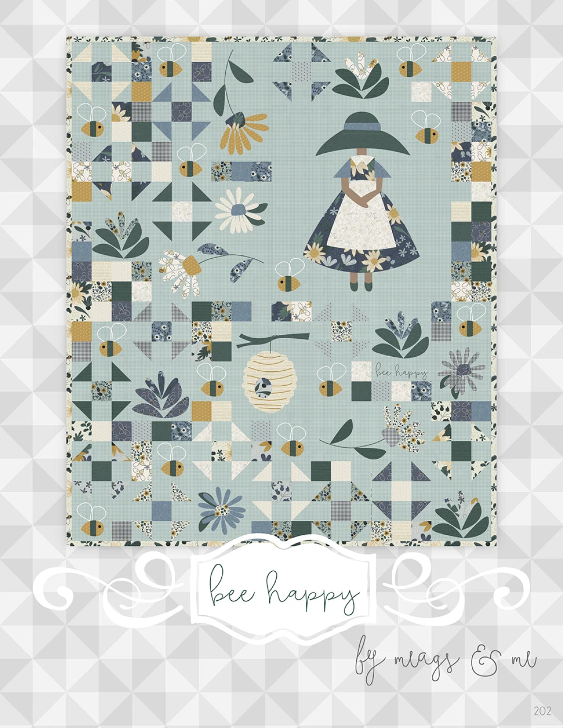 Quilt Pattern - Bee Happy by Meaggs and Me