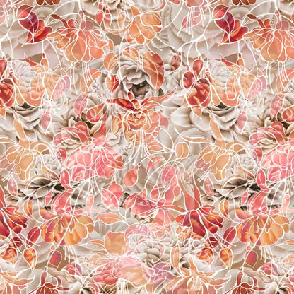 Allover Grahics by P&B Textiles  - 108'' Wide  Petal Play