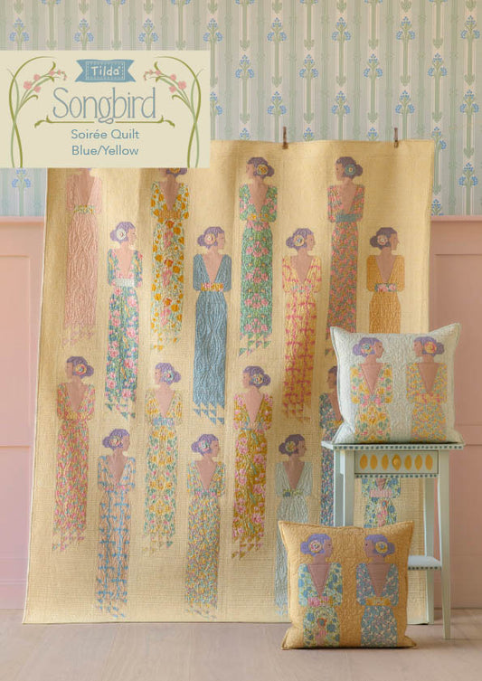 Tilda Songbird- Soirée Quilt Free Download