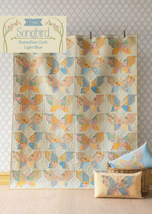Tilda Songbird- Mosaic Butterflies Quilt Free Download