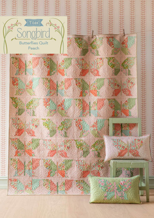 Tilda Songbird- Mosaic Butterflies Quilt Free Download