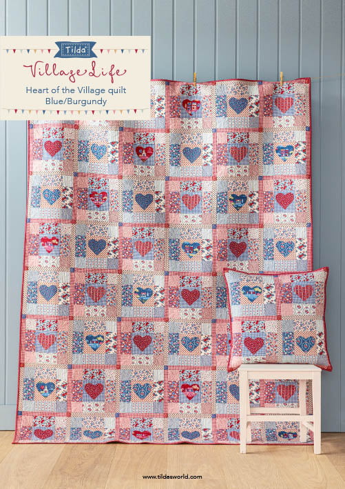 Heart of the Village Quilt  Free Download