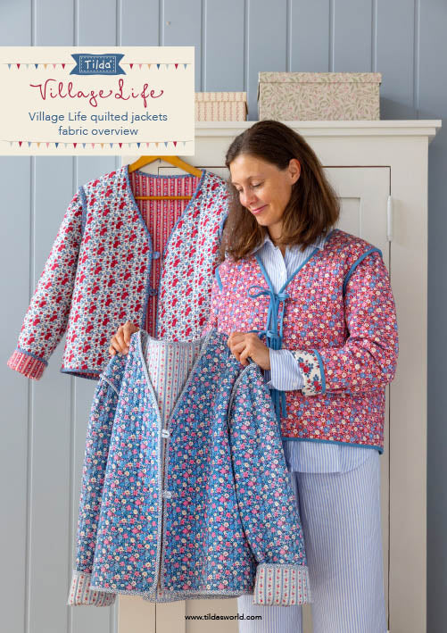 village Life Tilda Quilted Jacket Free Download