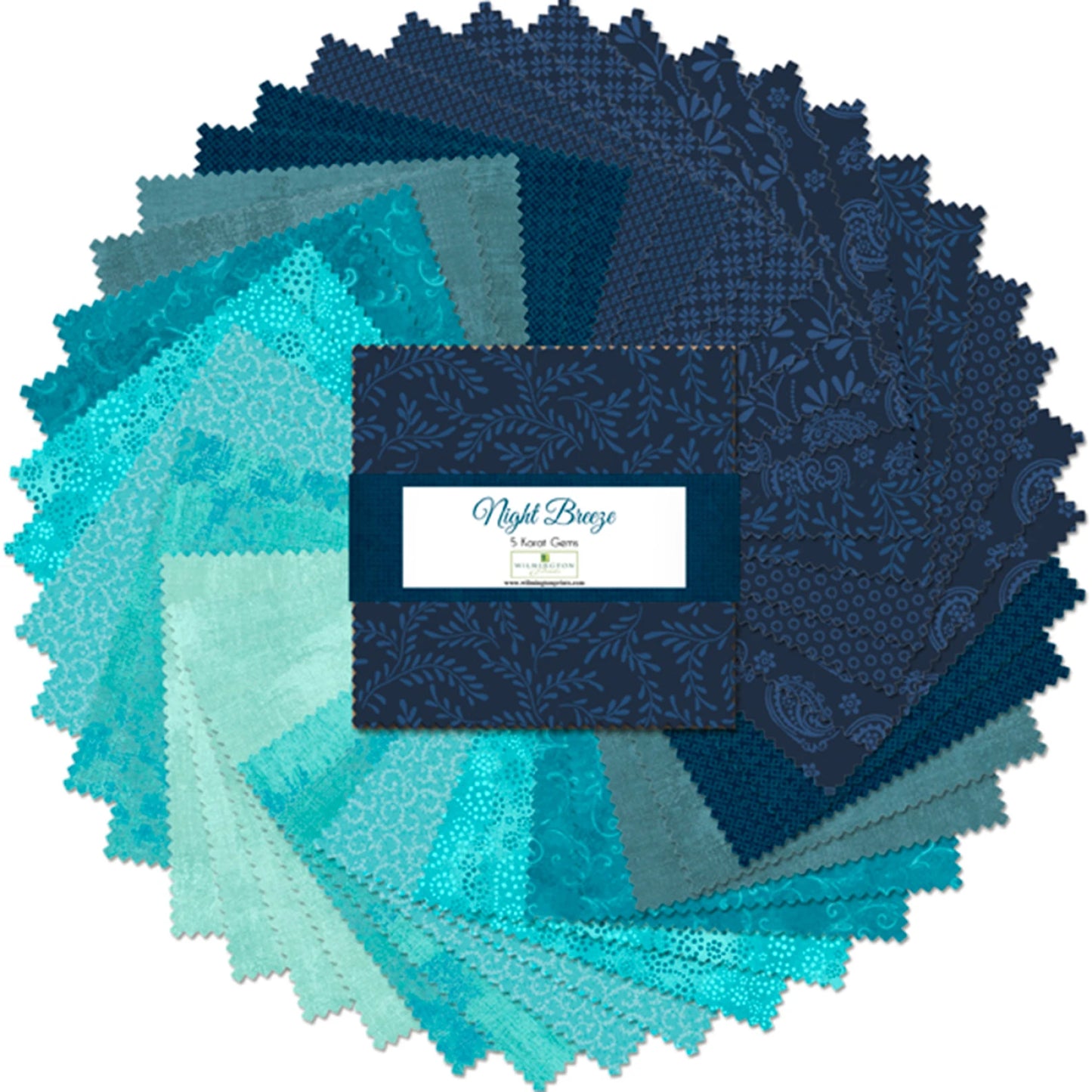 Night Breeze  by Wilmington 5" Squares