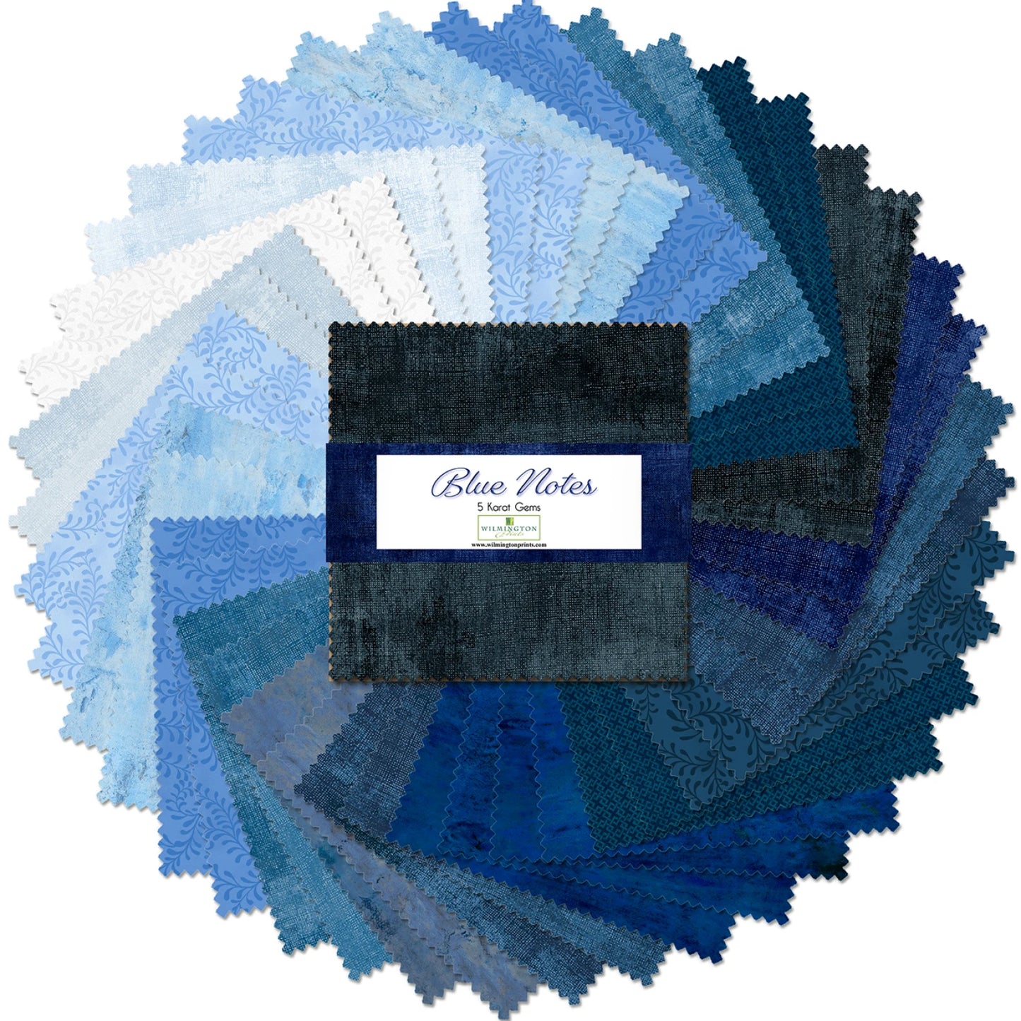Blue Notes  by Wilmington 5" Squares