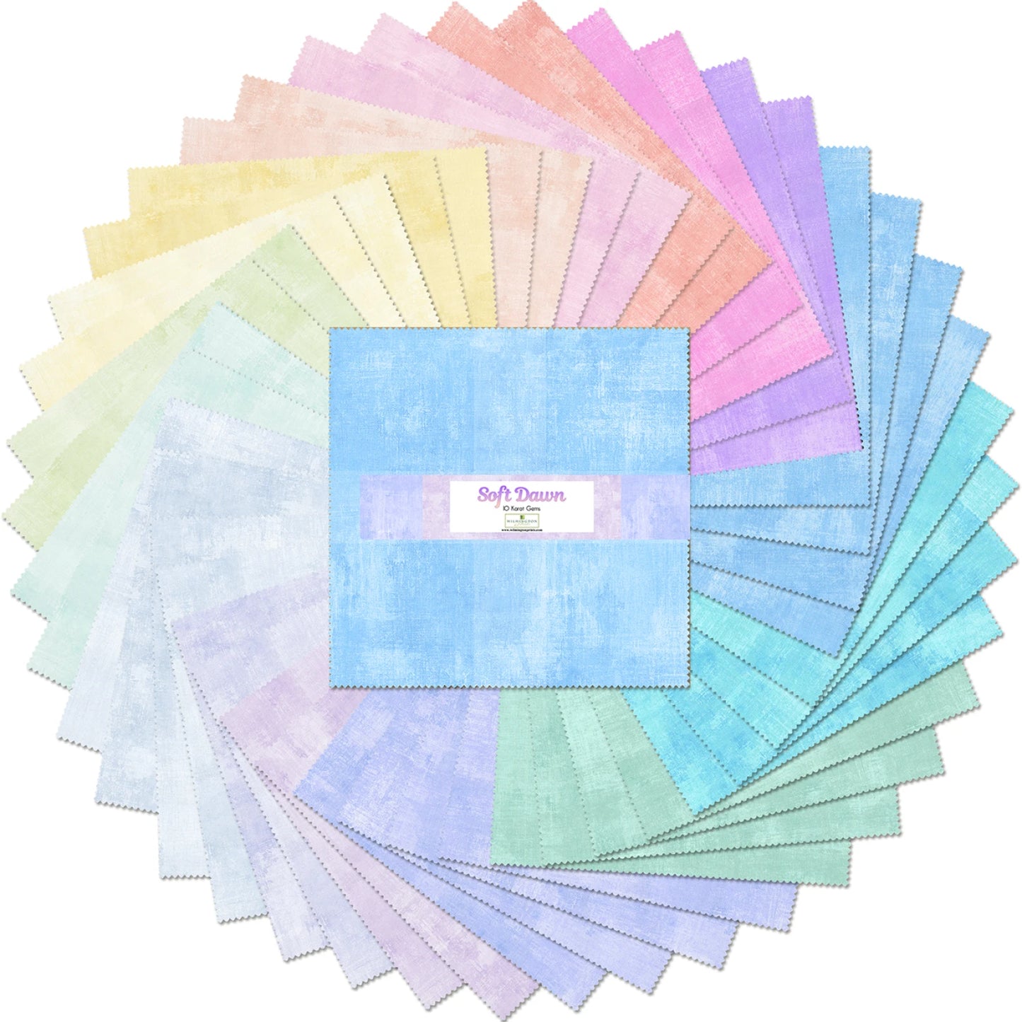 Soft Dawn by Wilmington 10" Squares