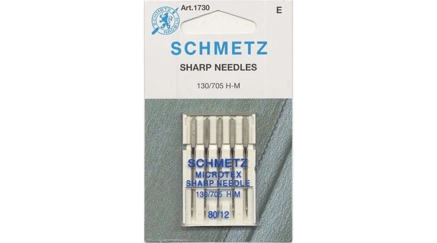 Schmetz Microtex (Sharp) Machine Needles - 80/12