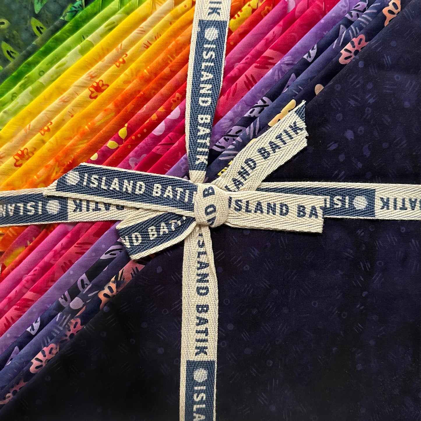 10" pre-cut squares of Island Batik  - Spring Fling