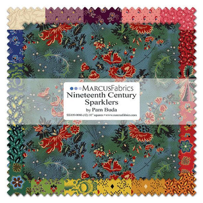 Nineteenth Century Sparklers by Pam Buda for  Marcus Fabrics  -2-1/2in Strips