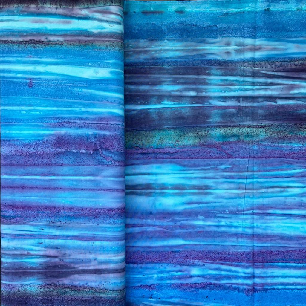 Kingfisher Batik - Mazarine Blue  Remnant