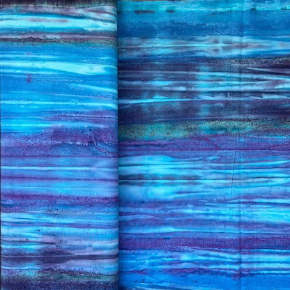 Kingfisher Batik - Mazarine Blue  Remnant