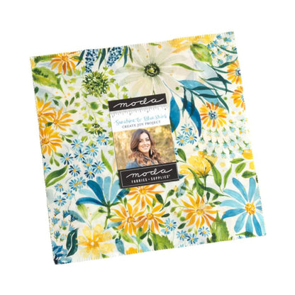 10" Layer Cake - Sunshine and Blue Skies  by KCreate Joy Project  for Moda