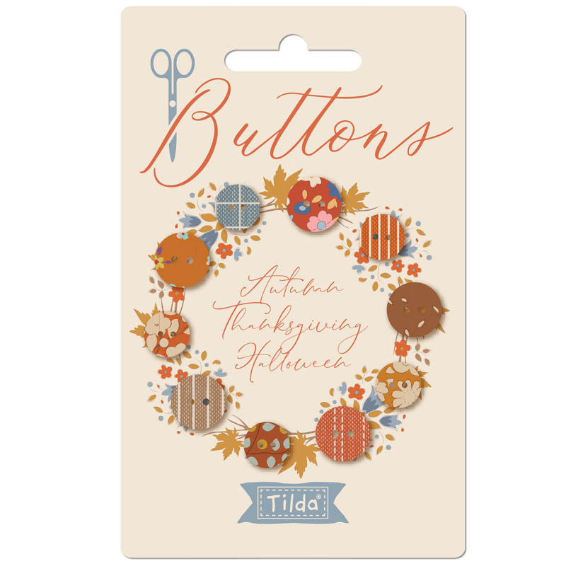 Creating Memories  Tilda Buttons - Autumn