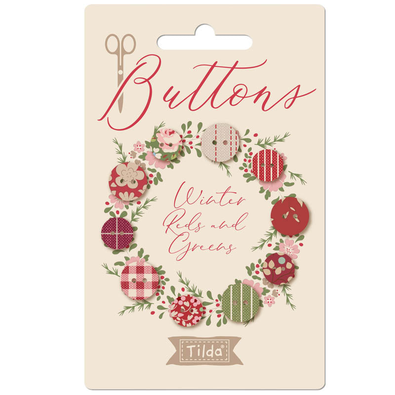 Creating Memories  Tilda Buttons - Winter