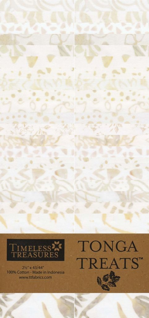 Tonga Treats - Treat Strip 40 - Linen from Timeless Treasures