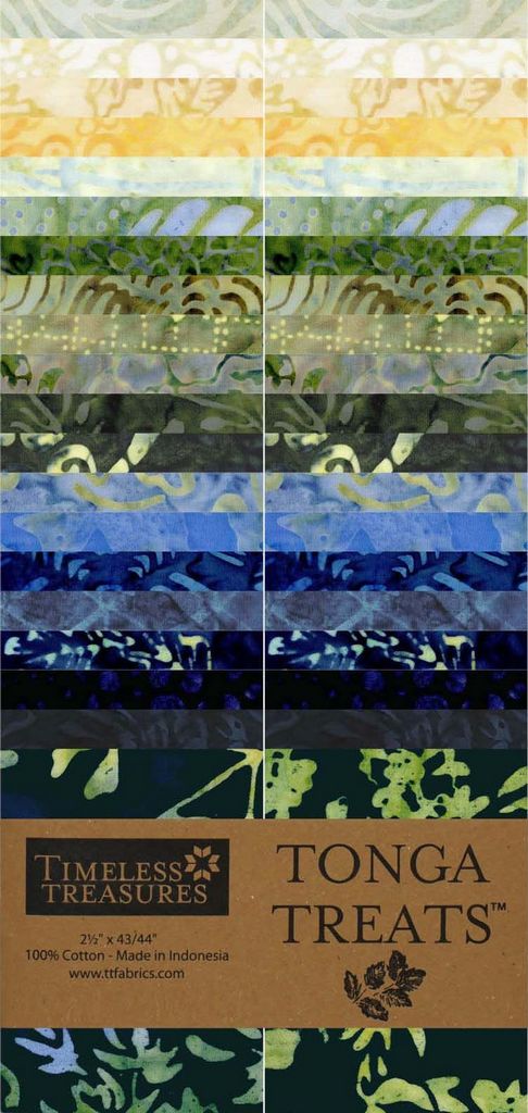 Tonga Treats - Treat Strip -Radiant from Timeless Treasures