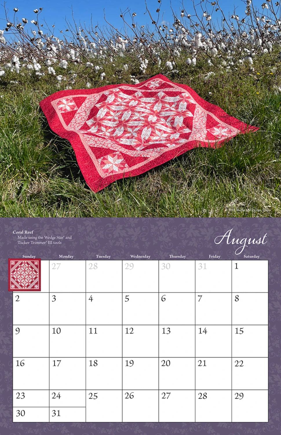 2026 Wall Calendar - A Year of Quilts
