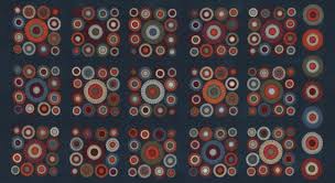 Prairie Gatherings by Primitive Gatherings for Moda - Panel Indigo