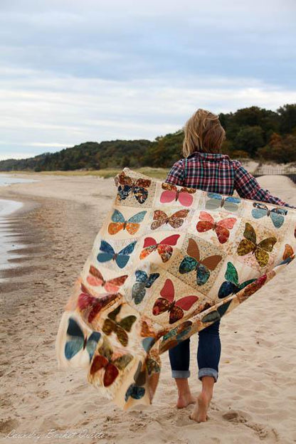 Butterflies Applique Quilt Pattern  by Edyta Sitar for Laundry Basket Quilts